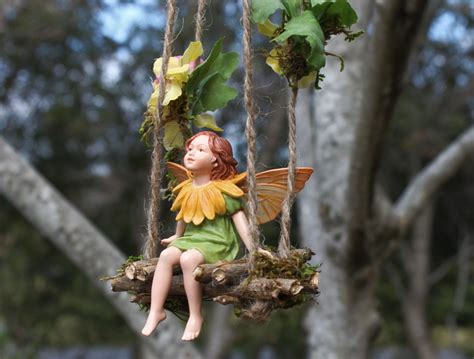 Fairy Swing By Olive ~ Flora Swing With Fairy Marigold Fairy Included