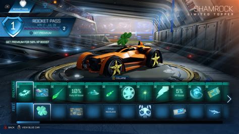 Rocket Pass Rocket League Interface In Game