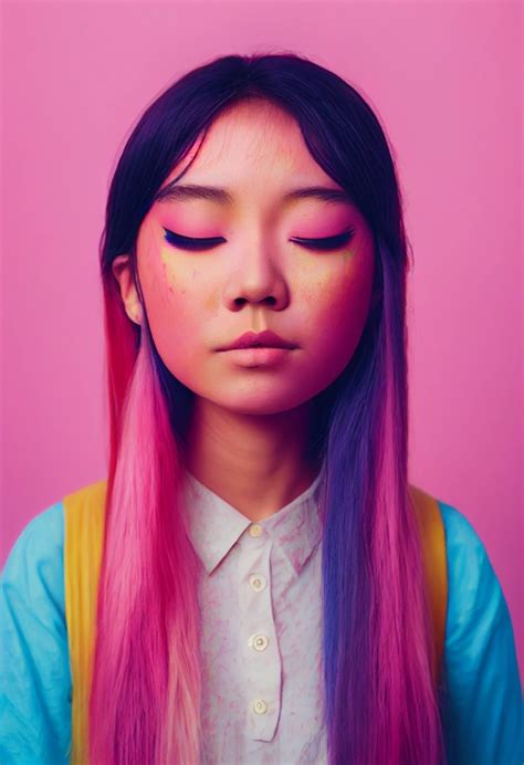 photography of wizard girl asian face cute midjourney openart