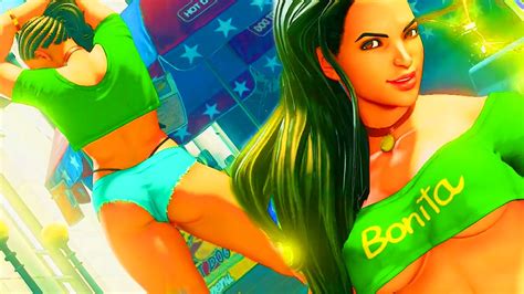 Omg That Laura Bonita Costume Street Fighter V Laura Gameplay Sf5 Online Ranked Youtube