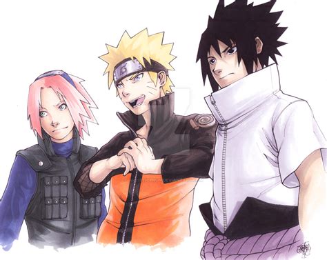 Naruto Sakura Sasuke Team 7 By Artisticphun On Deviantart