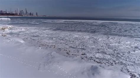 Lake Michigan Frozen See Mesmerizing Ice Formations On Great Lakes