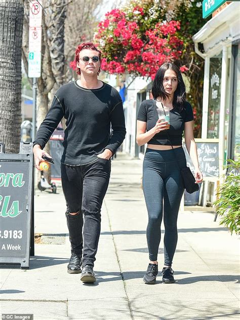 ashton irwin 24 looks every inch the youthful rocker with calum hood in los angeles daily