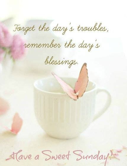 Forget The Days Troubles Remember The Days Blessings Have A Sweet
