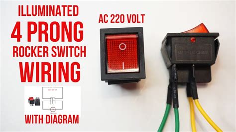 How To Wire Illuminated 4 Prong Rocker Switch Easily And Safely With