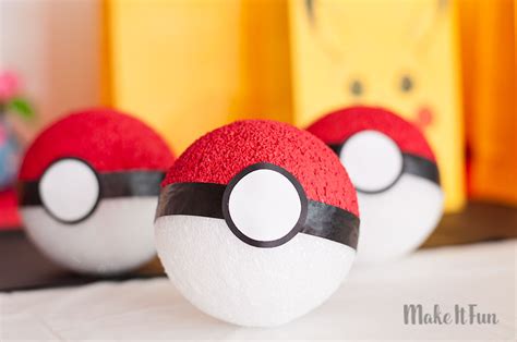 Easy Diy Pokémon Poké Balls Make It Fun Blog