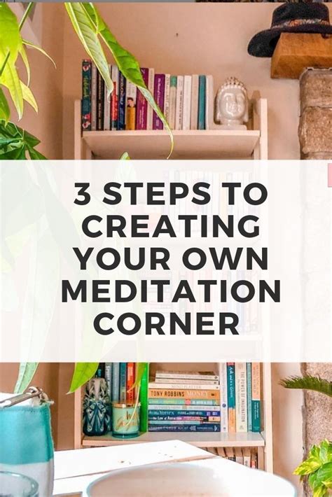 three steps to creating your own meditation corner for business growth and self care