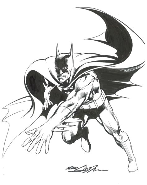 Batman By Neal Adams In Daryl Rs Batman Comic Art Gallery Room