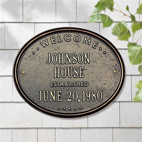 Personalized Welcome House Plaque Address Plaque House Plaques