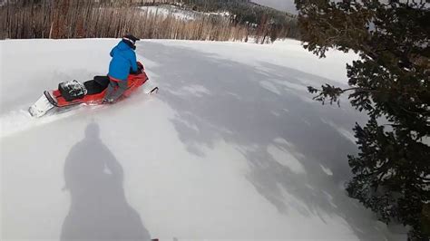 Perfect Snow For Snowmobile Riding Youtube