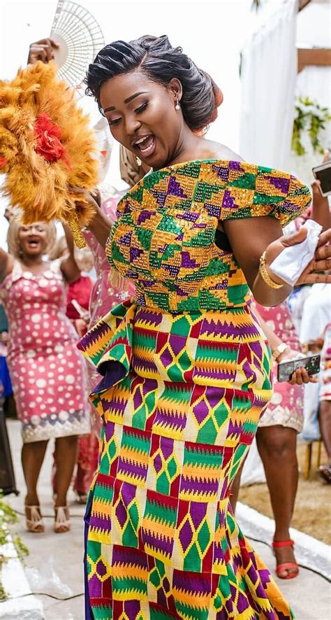 African Traditional Wedding Attire Kente Styles African Fashion