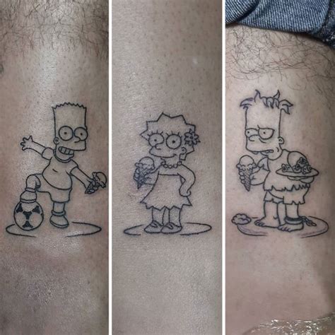 Descubrir Imagem Tatuajes De Bart Lisa Y Maggie Thptletrongtan Edu Vn