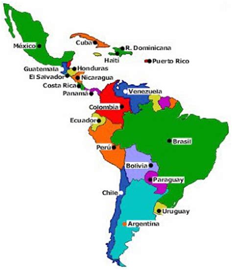 El destino de la banda de 700 mhz todavía está en discusión. Geografia na minha cidade: Mapa da América Latina