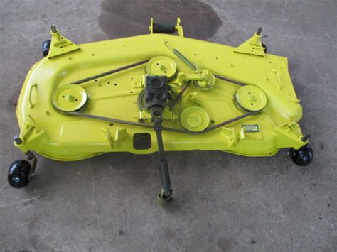 Jd X485 Mower Deck 54 With Gearbox And Driveshaft Weekend Freedom