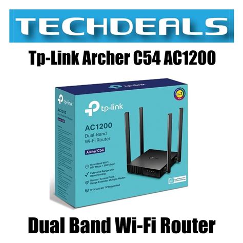 Tp Link Archer C54 Ac1200 Dual Band Wi Fi Router Computers And Tech