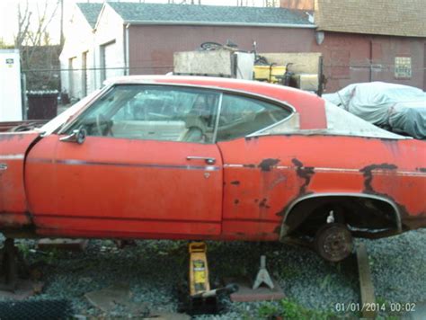 1969 Chevelle Ss 396 Project Car Paint Code 72 Classic Chevrolet