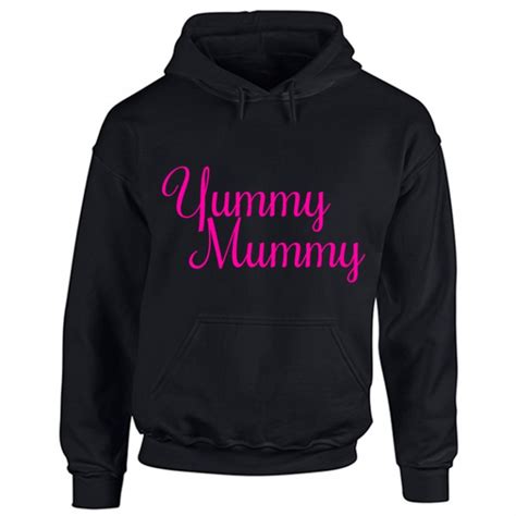 Adults Yummy Mummy Hoodie • Adults Printed Hoodys