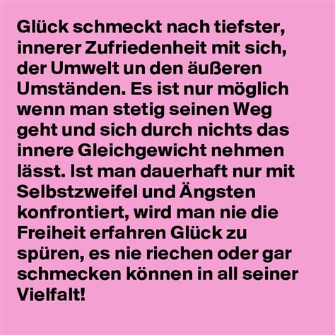 Informieren sie sich hier zur inneren zufriedenheit! Glück schmeckt nach tiefster, innerer Zufriedenheit mit ...