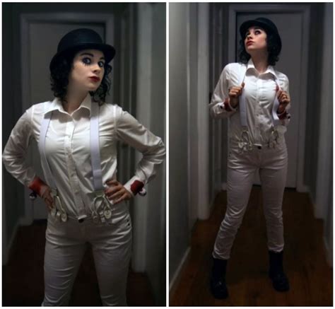 From the black bowler hat to the white outfit and mysterious eye makeup, this guide will tell you everything you'll need to become one of these strange. Would love to do this | Clockwork orange costume, Costumes ...