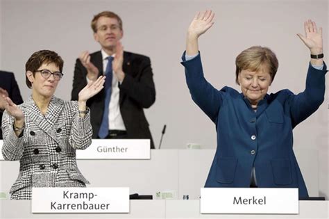 Cdu La Delfina Di Merkel La Spunta Per La Presidenza