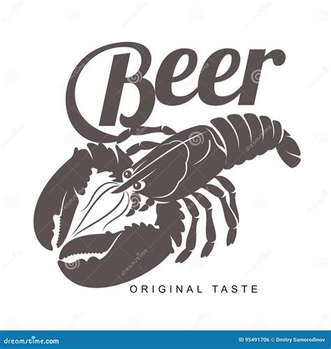 Lobster Bar Logo Stock Vector Illustration Of Alcohol 95491706