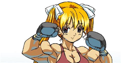 Boxing Muscle Girl Kickboxing ボクササイズ Pixiv