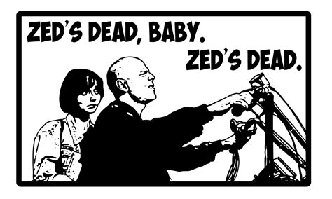 Zeds Dead Baby 5x3 Decal Pulp Fiction Decal Reflective Or