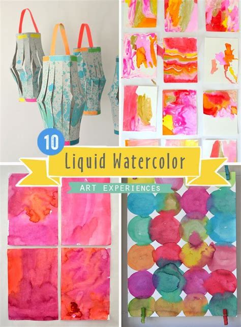 10 Liquid Watercolor Art Experiences For Kids