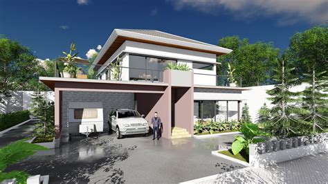 Discover (and save!) your own pins on pinterest Sketchup Modeling Modern 3 Bedroom Villa design Size ...