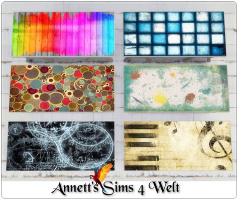 Ts3 To Ts4 Diningoffice Set Painting At Annetts Sims 4 Welt Sims 4