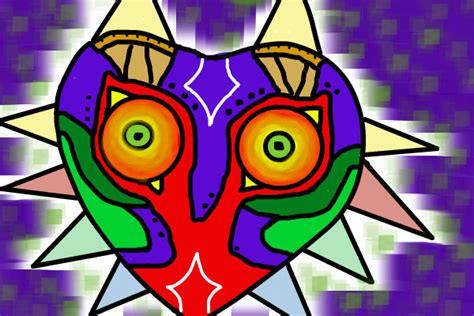 Majoras Mask ← A Fan Art Speedpaint Drawing By Aterriblefate Queeky