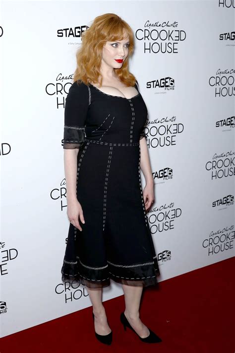 Christina Hendricks “crooked House” Premiere At Metrograph In Nyc