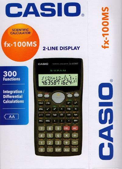 เครื่องคิดเลข CASIO 100MS เพื่อการคำนวณ 300ฟังก์ชัน ของแท้ ราคาส่ง
