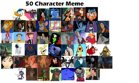 My Top 50 Favorites Characters Disney By Bigotito On