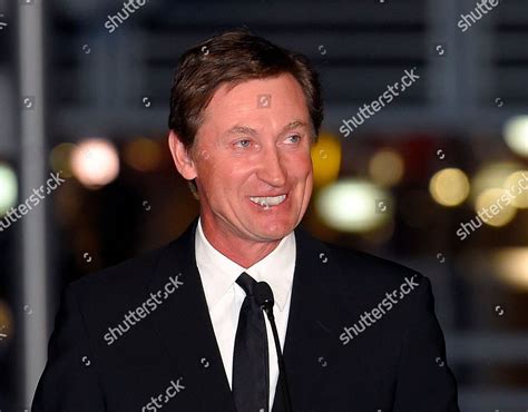 Wayne Gretzky Former Kings Player Speaks Editorial Stock Photo Stock