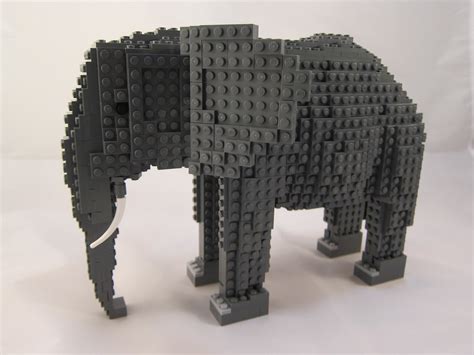 Lego Elephant I Was Asked To Make An Elephant For My Siste Flickr