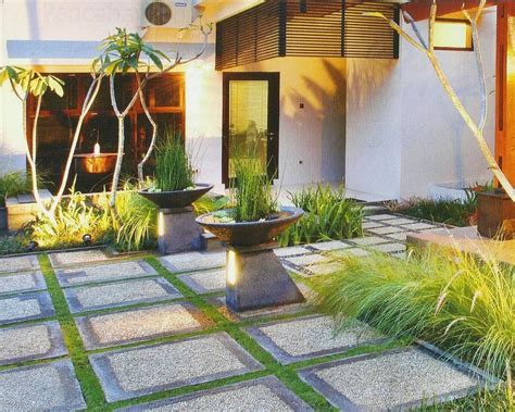 minimalist home garden design desain taman rumah