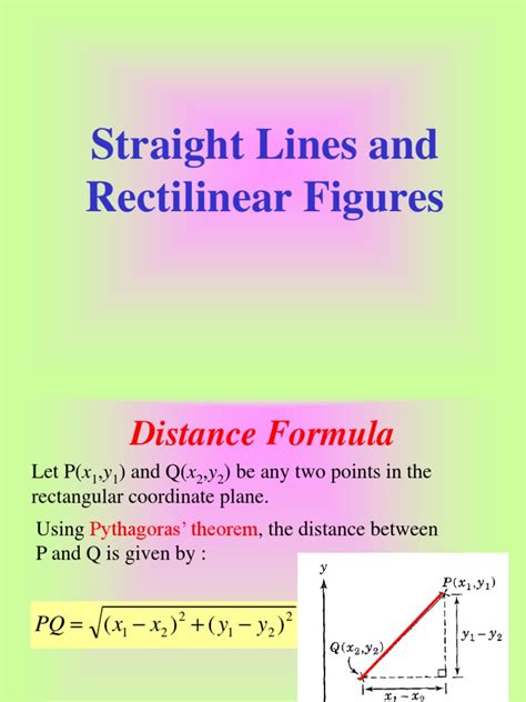 Straight Lines And Rectilinear Figures Pdf Line Geometry Slope