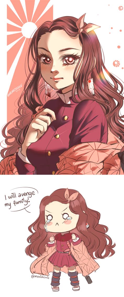 Незуко камадо (竈門 (かまど) 禰 (ね) 豆 (ず) 子 (こ) , kamado nezuko?) — младшая сестра танджиро. Demon Slayer Nezuko : KimetsuNoYaiba
