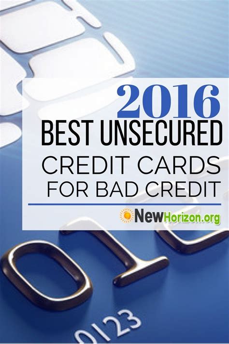 But the credit cards that offer the best rewards are generally reserved for the most creditworthy applicants. Unsecured Credit Cards - Bad/NO Credit & Bankruptcy O.K ...