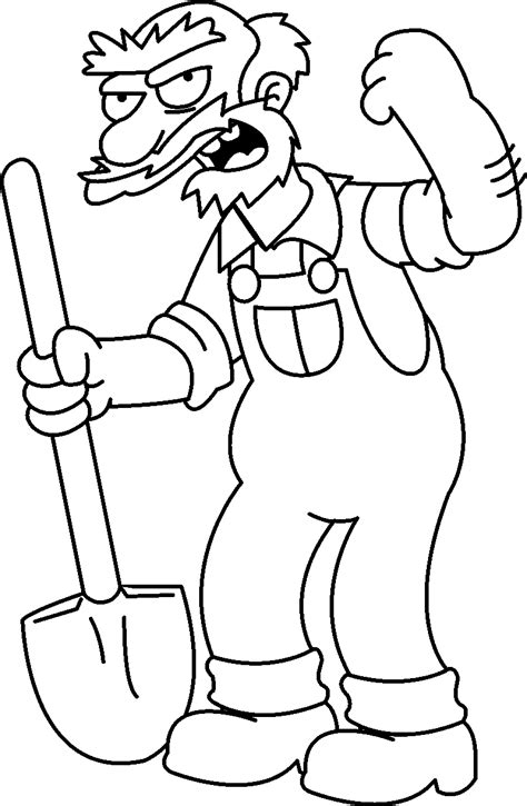 The simpsons family coloring page 2. Free Coloring Pages For Kids: Simpsons coloring pages ...