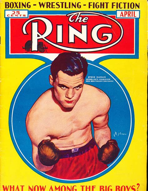 Check spelling or type a new query. Lot Detail - 1934 April Boxing Ring Magazine- Steve Hamas Cover