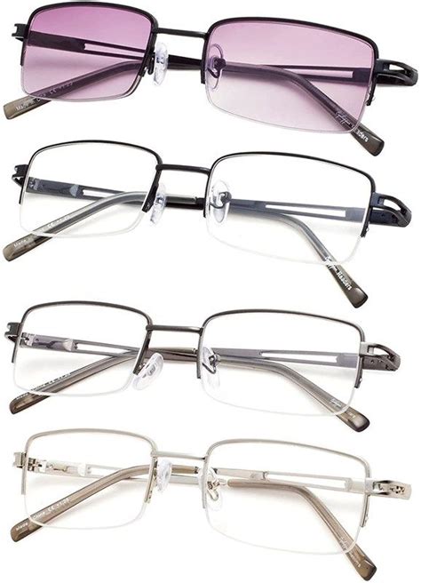 4 Pack Half Rim Reading Glasses Readers Vision Care And Reading Glasses Avis Et Notes Revain