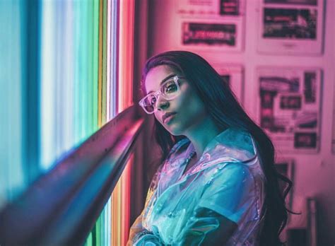 Pin by Zahra on Lilly Singh | Neon photoshoot, Artsy pictures, Brandon ...