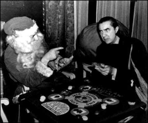The Furthervintage Photos Of Bela Lugosi And Boris Karloff As Santa