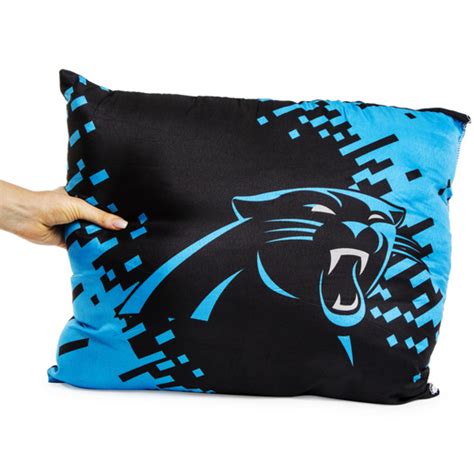 Carolina Panthers® Plush Throw Pillow 20in X 26in Let Go And Have Fun