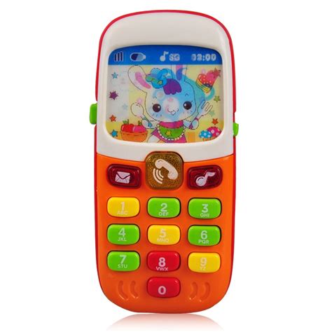 Kid Toy Phone Cellphone Mobile Phone Early Educational Learning Toys