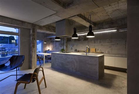 Interior Design A Concrete Apartment