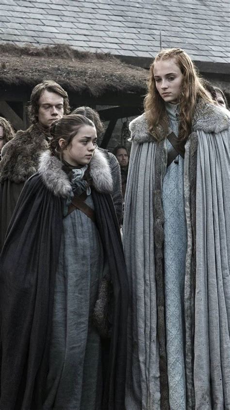 Arya And Sansa Stark Juego De Tronos Juego De Tronos Wallpapers