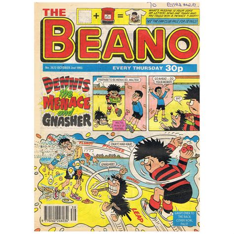 2nd October 1993 Buy Now The Beano Issue 2672